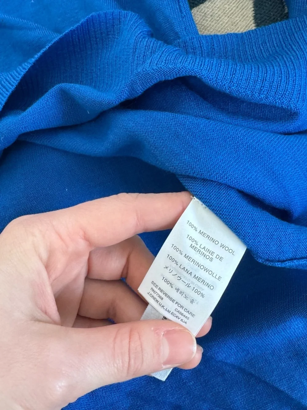J. Crew Women's V-Neck Sweater in Royal Blue